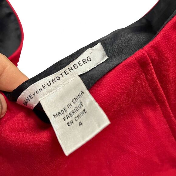 Diane Von Furstenberg Red Helen Dress - Picture 4 of 8